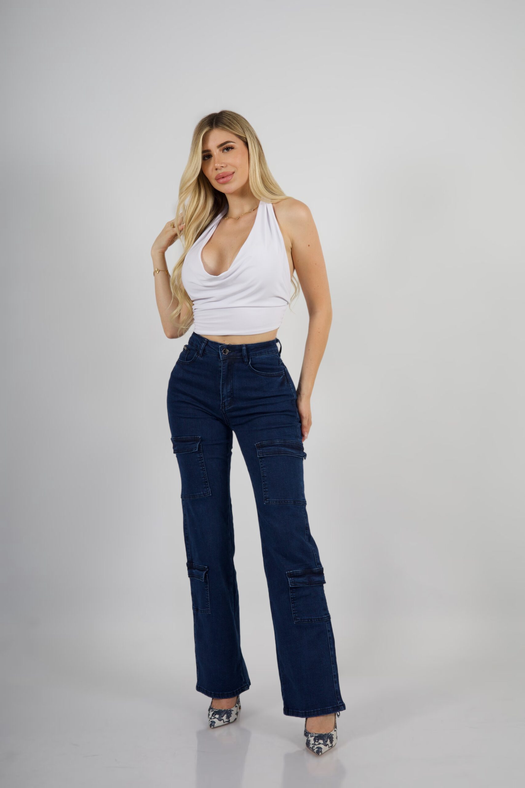 Jeans Cargo Paris Blue