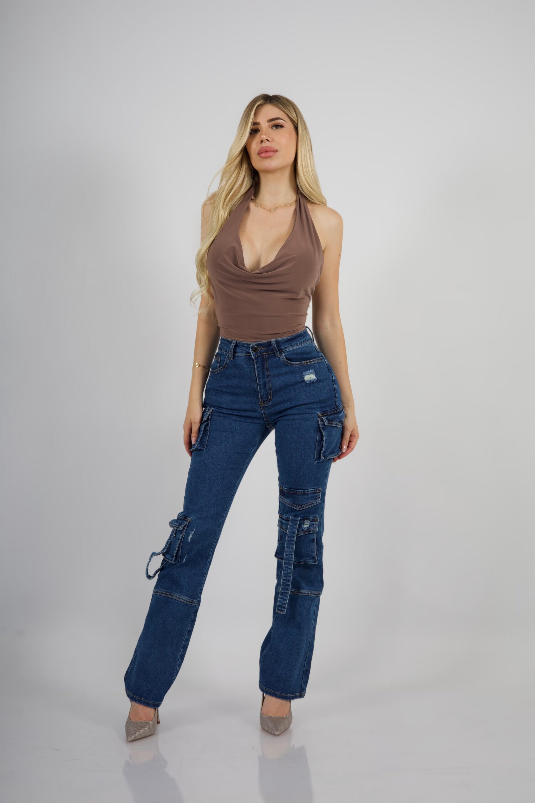 Jeans Cargo Roma Blue Intermedio