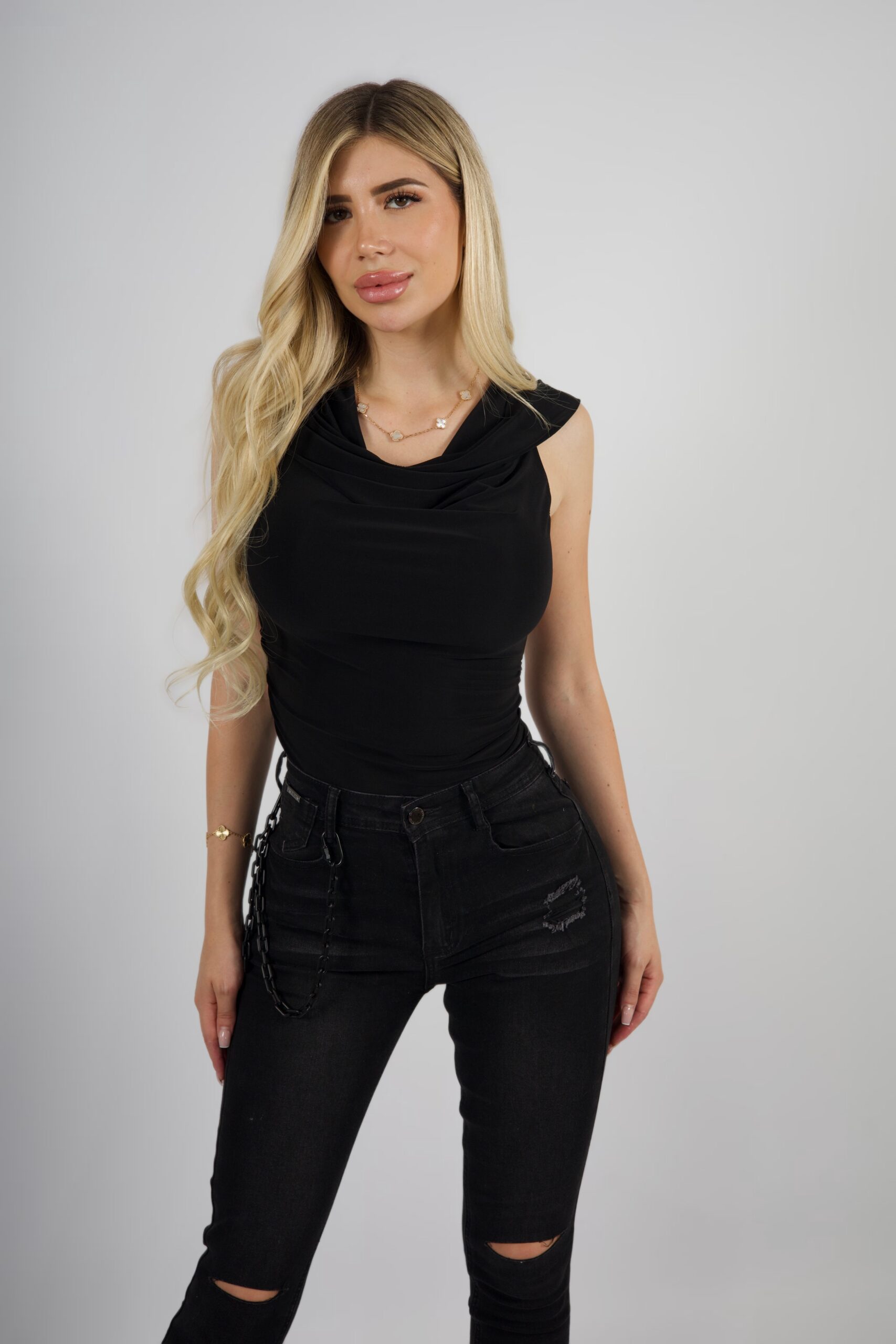 Jeans Rockstar Black - Vista 5