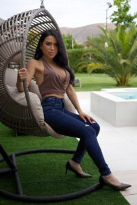 Jeans W classic destroyed Black Blue - Vista 4