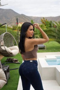 Jeans W classic destroyed Black Blue - Vista 6