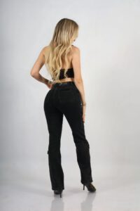 Jeans Cargo Paris Black Desgastado - Vista 4