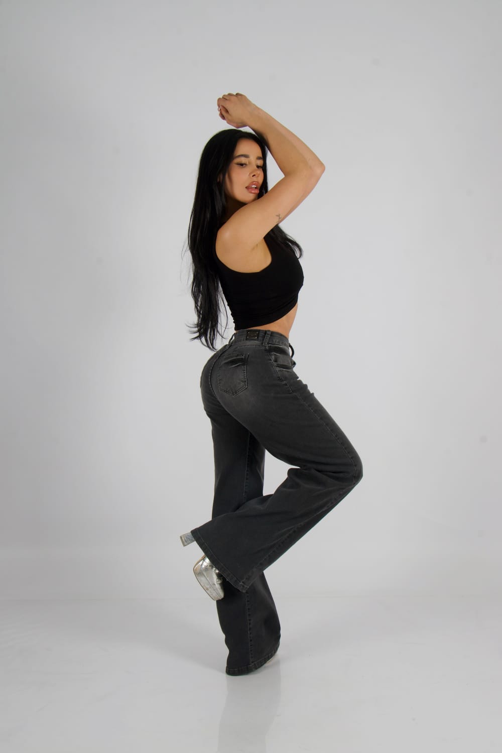 Jeans W Wide Leg Austin - Vista 2