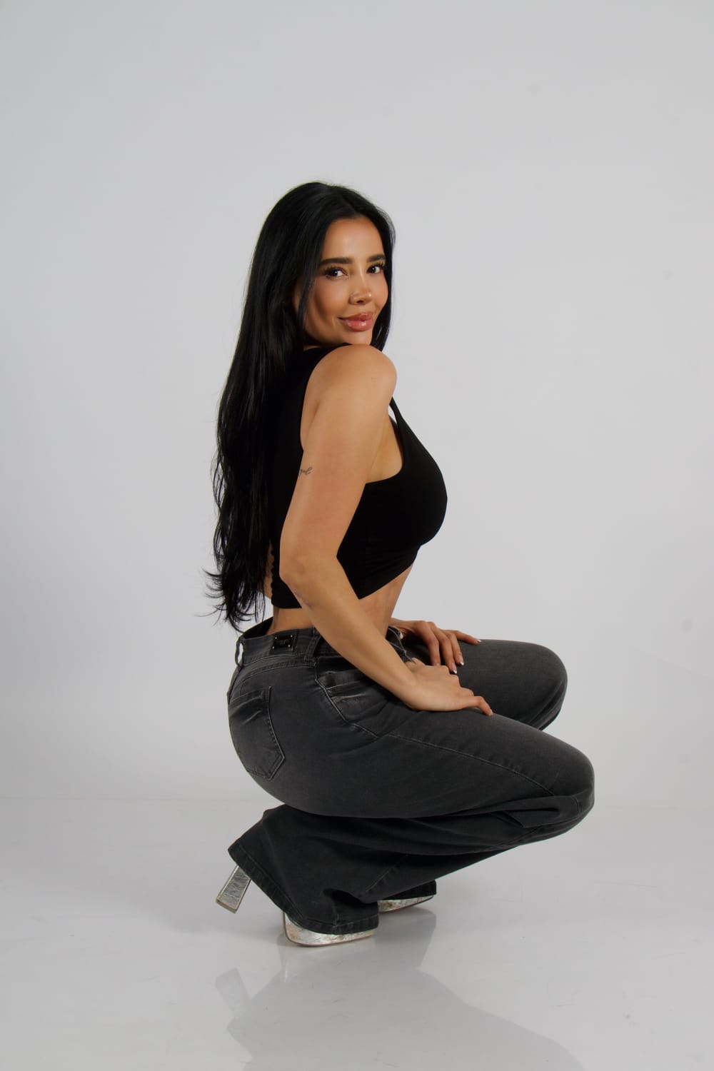 Jeans W Wide Leg Austin - Vista 5