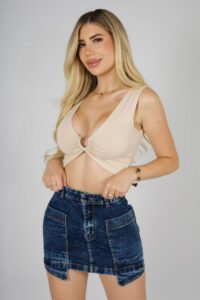 Falda Rockstar Blue - Vista 4